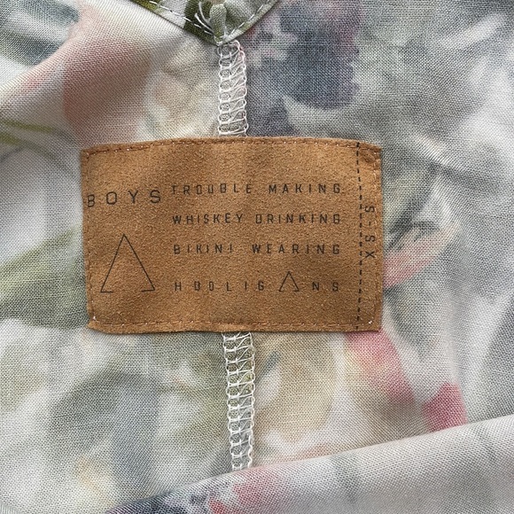 Boys + Arrows Feelin’ Floozy Romper in Red Sonia - Picture 7 of 7